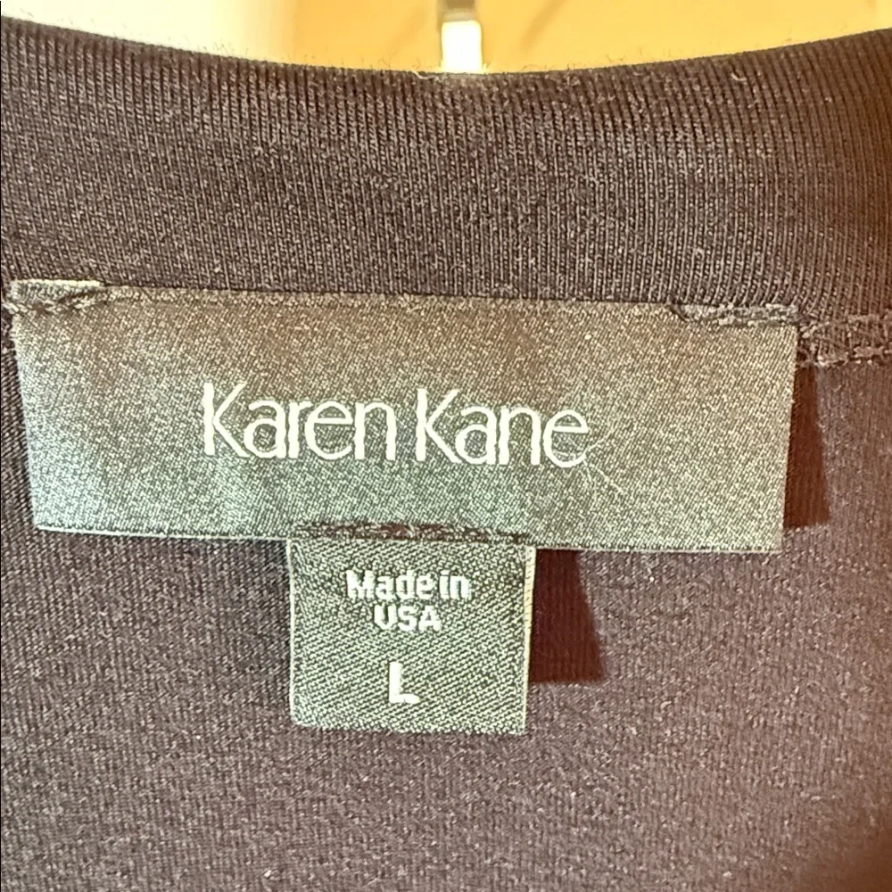 NWT Karen Kane Black Jersey Midi Dress Effortless Travel Luxe sporty everyday